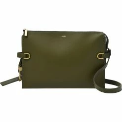 Best Sale ✔️ Fossil Kier Cactus Leather Crossbody 🧨