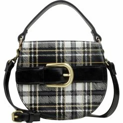 Flash Sale โจ Patricia Nash Black And White Plaid Annfield Crossbody ๐