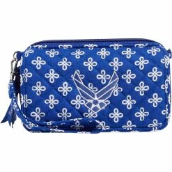 Deals ⭐ Vera Bradley Signature Cotton RFID All In One Crossbody, Service Branch Logo 😀