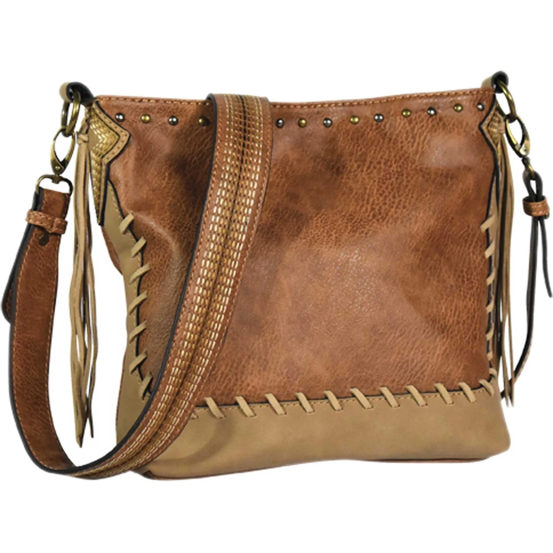 Discount ๐ Justin Chestnut Stitch Crossbody ๐ 1 Discount ๐ Justin Chestnut Stitch Crossbody ๐
