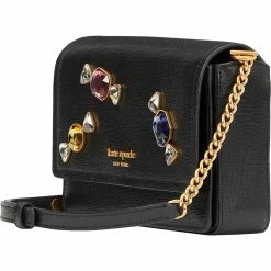 Flash Sale 🥰 Kate Spade New York Gala Stone Embellished Saffiano Leather Flap Chain Wallet ⌛ -handbags Sales Store unnamed file 1678