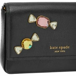 Flash Sale 🥰 Kate Spade New York Gala Stone Embellished Saffiano Leather Flap Chain Wallet ⌛ -handbags Sales Store unnamed file 1680