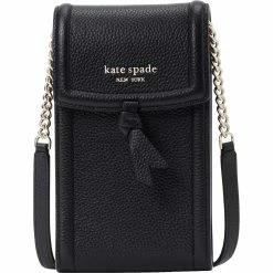 Outlet ✨ Kate Spade New York Knott Pebbled Leather Phone Crossbody ⌛
