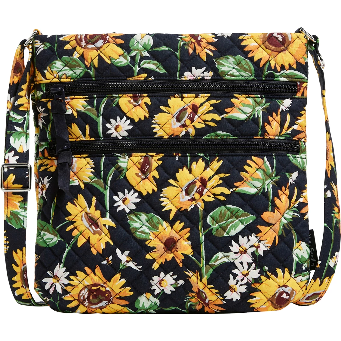 Deals ๐ฅ Vera Bradley Sunflowers Recycled Cotton Triple Zip Hipster ๐ 1 Deals ๐ฅ Vera Bradley Sunflowers Recycled Cotton Triple Zip Hipster ๐
