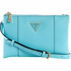 Flash Sale 🔥 Guess Noelle Saffiano Double Zip Crossbody 🌟
