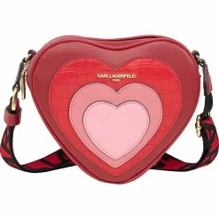 Wholesale 🧨 Karl Lagerfeld Maybelle Heart Crossbody 😀