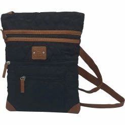 Hot Sale ๐ Stone Mountain Quilted Paisley Printed Cotton Lockport Crossbody ๐