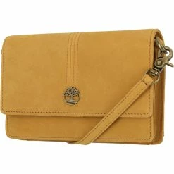 Coupon 💯 Timberland Leather Nubuck East West Phone & Wallet Crossbody ⌛