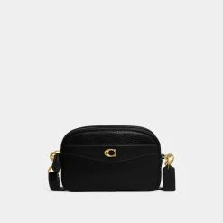 Budget 🔥 Coach Soft Pebble Leather Camera Bag 🤩