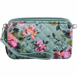Promo 🤩 Vera Bradley Rosy Outlook RFID All In One Crossbody 🌟