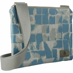 Flash Sale 😀 Unshattered Upcycled Blue And Silver Crossbody 😀